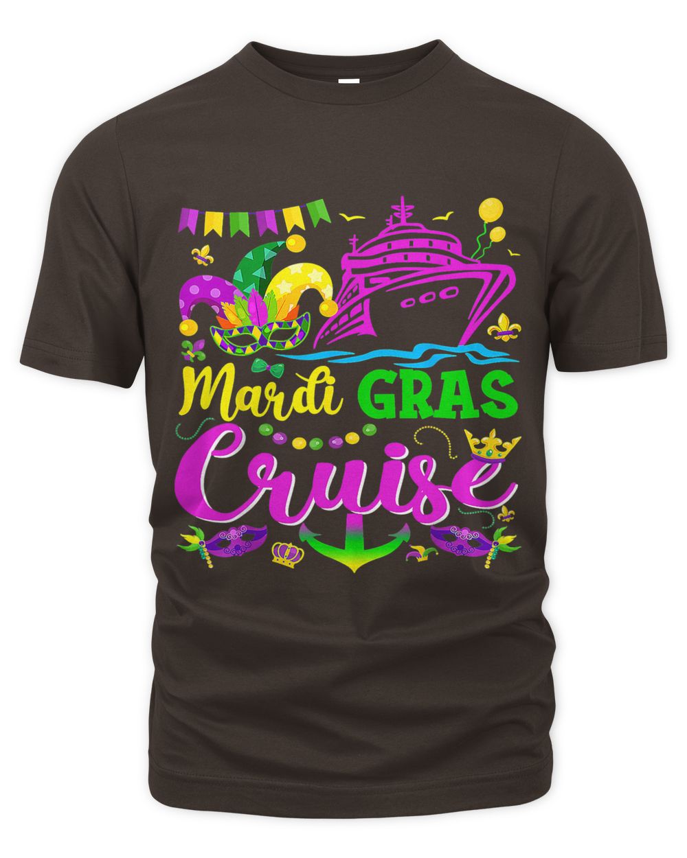 Mardi Gras Cruise Cruising Mask Funny Mardi Gras Cruise Ship