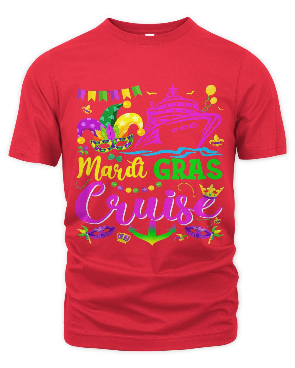 Mardi Gras Cruise Cruising Mask Funny Mardi Gras Cruise Ship
