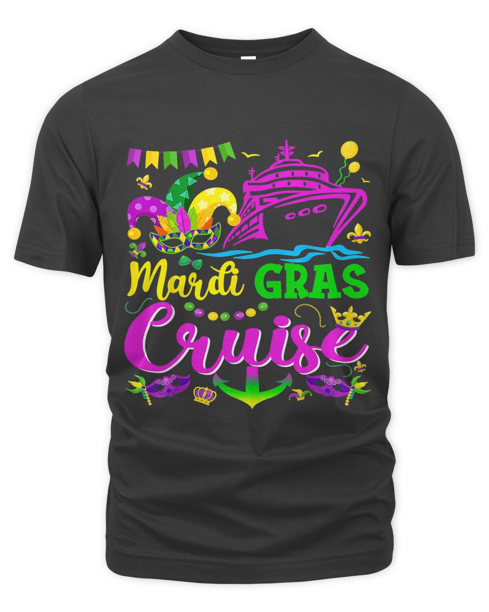 Mardi Gras Cruise Cruising Mask Funny Mardi Gras Cruise Ship
