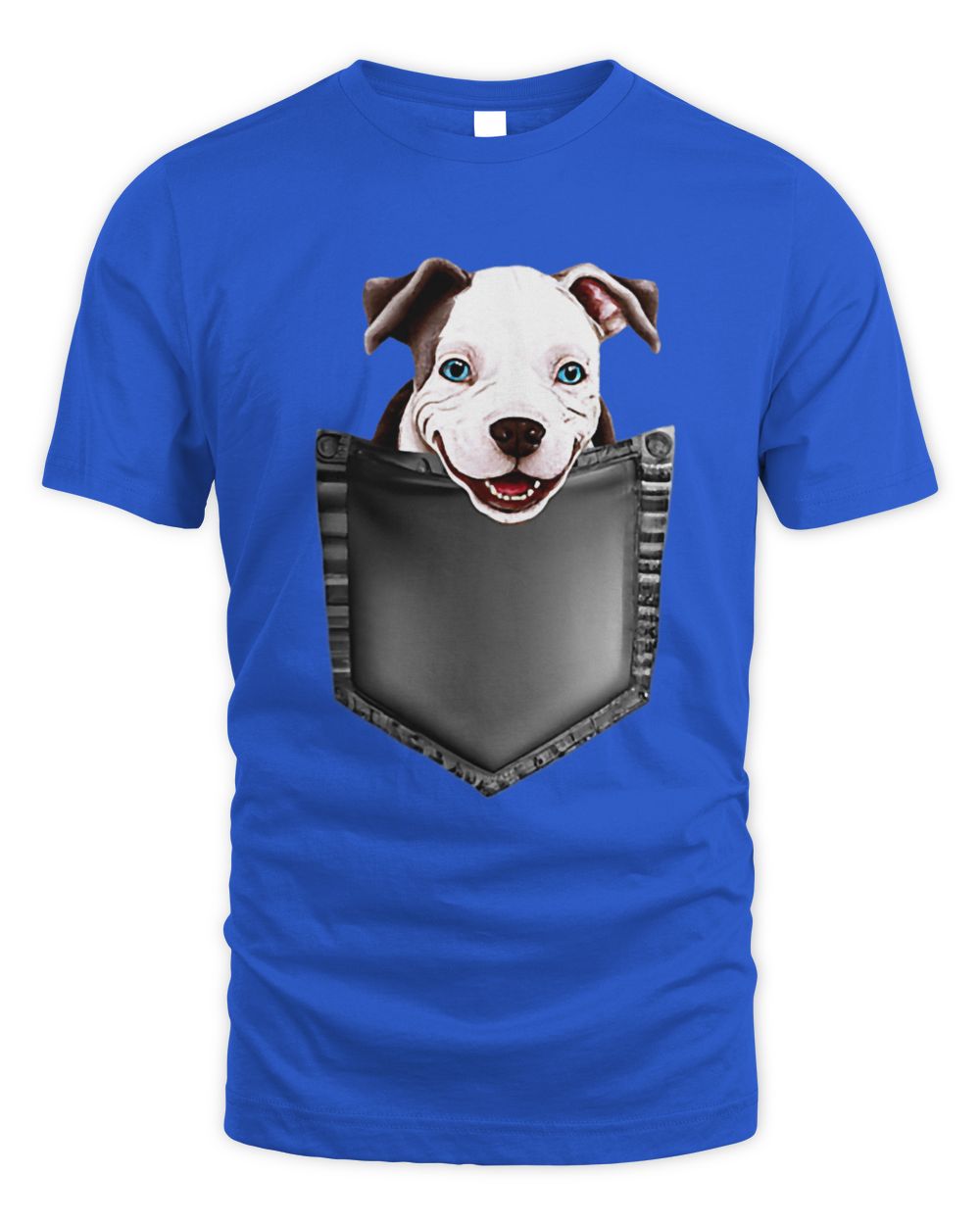 Smiling Pitbull In Pocket Friend Dog Lovers Pocket Dog